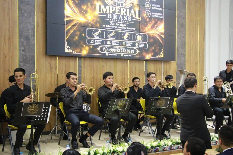 “Imperial Brass” ijodiy jamoasi maktabimiz mehmoni