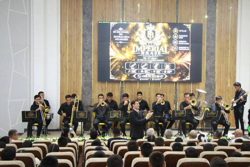“Imperial Brass” ijodiy jamoasi maktabimiz mehmoni