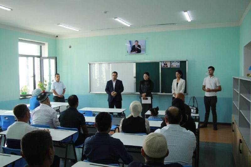 Meeting with the parents of grade 11 students
