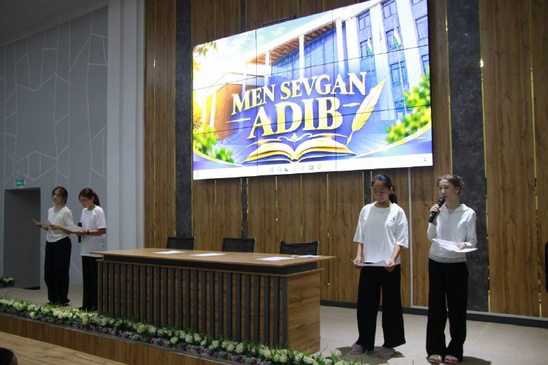 “Oy kitobi” loyihasi doirasida — “Men sevgan adib”
