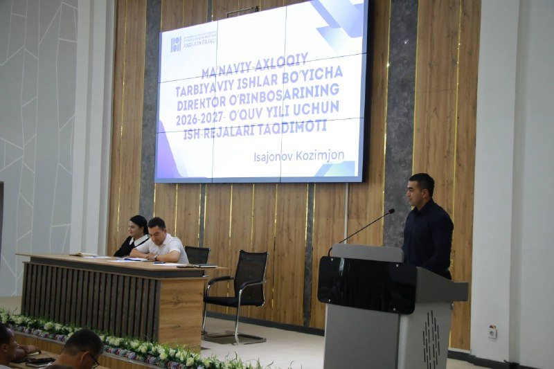 2026-2027-o'quv yilining 1-son pedagogik kengashi